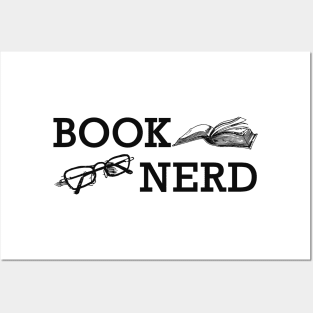 Book Nerd Posters and Art